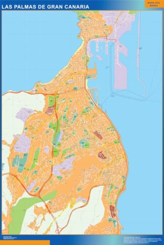 Mapa Las Palmas De Gran Canaria callejero