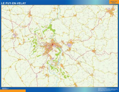 Mapa Le Puy en Francia