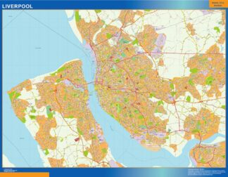 Mapa Liverpool