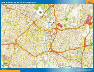 Mapa Los Angeles downtown