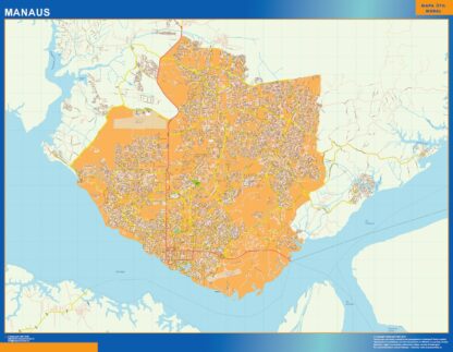 Mapa Manaus Brasil