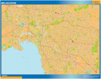 Mapa Melbourne Australia