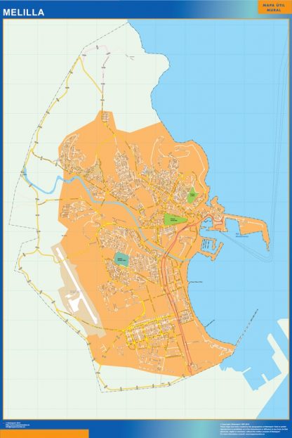 Mapa Melilla callejero