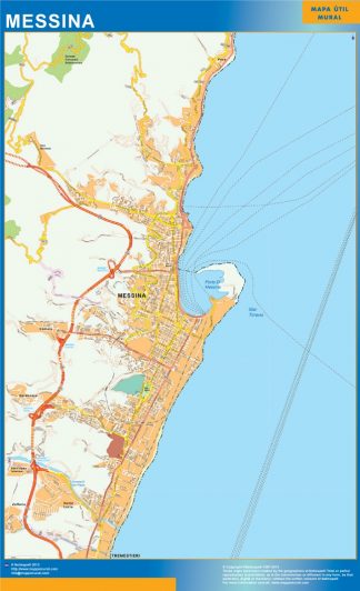 Mapa Messina