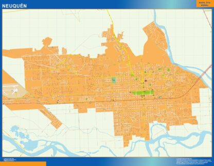 Mapa Neuquen en Argentina