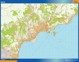 Mapa Nice en Francia