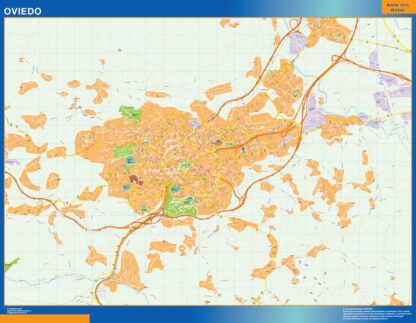 Mapa Oviedo callejero