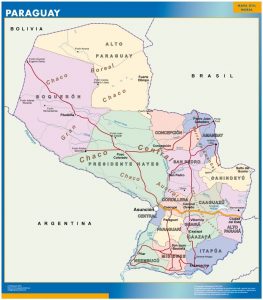 Mapa de Paraguay