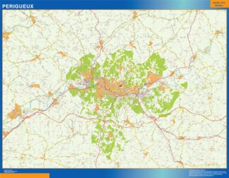 Mapa Perigueux en Francia