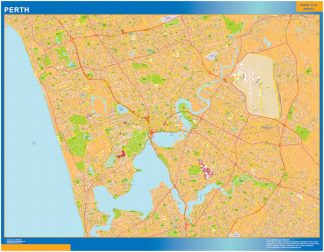 Mapa Perth Australia