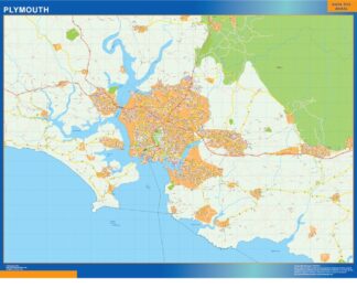 Mapa Plymouth