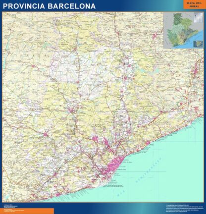 Mapa Provincia Barcelona