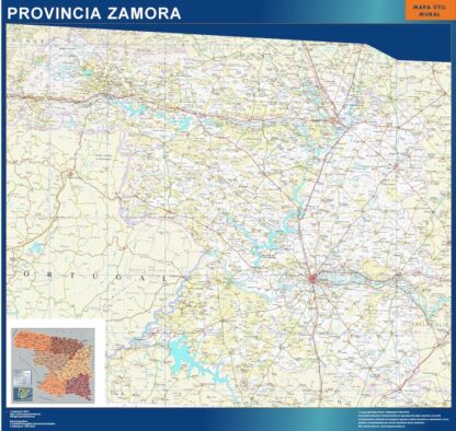 Mapa Provincia Zamora