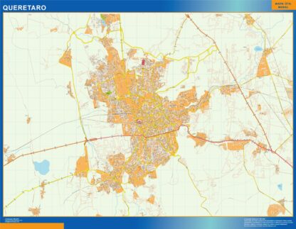 Mapa Queretaro en Mexico