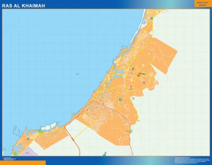 Mapa Ras Al Khaimah