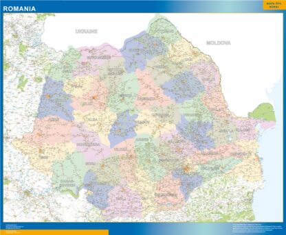 Mapa Rumania