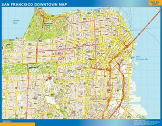 Mapa San Francisco downtown