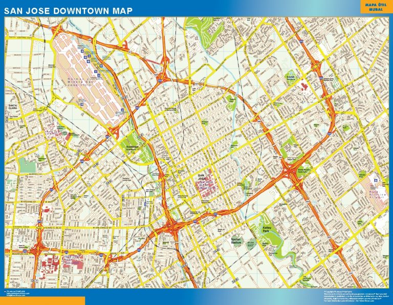 Mapa San Jose downtown
