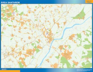 Mapa Santarem área urbana 2