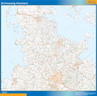 Mapa Schleswig Holstein