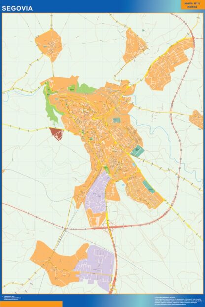 Mapa Segovia callejero