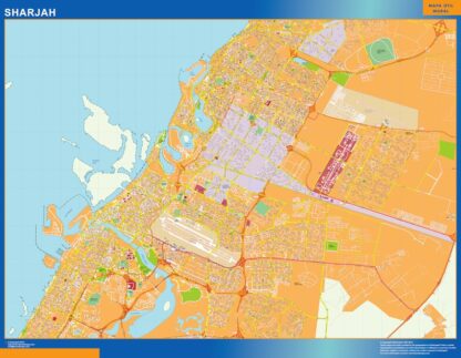 Mapa Sharjah