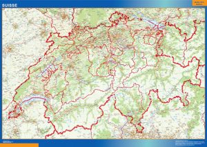 Mapa de Suiza