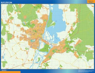 Mapa Szczecin Polonia