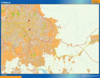 Mapa Tonala en Mexico