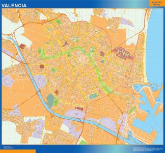 Mapa Valencia callejero