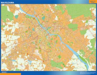 Mapa Varsovia Polonia