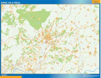 Mapa Vila Real área urbana