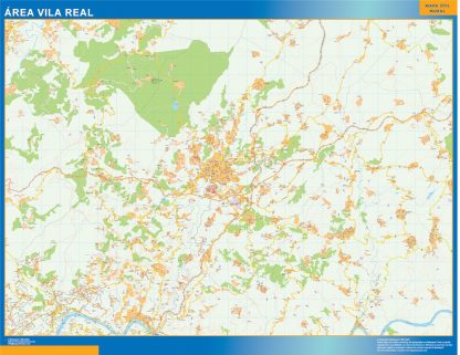 Mapa Vila Real área urbana