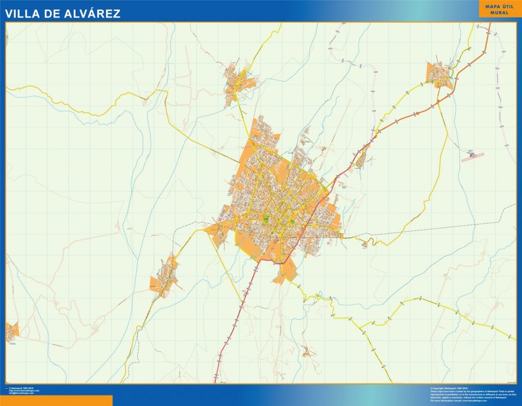 Mapa Villa De Alvarez en Mexico