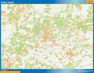 Mapa Viseu área urbana