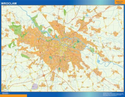 Mapa Wroclaw Polonia