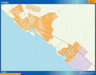 Mapa Yanbu en Arabia Saudita