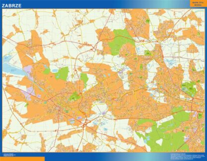 Mapa Zabrze Polonia