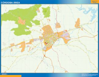 Mapa carreteras Cordoba Area