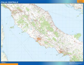 Mapa centro Italia carreteras