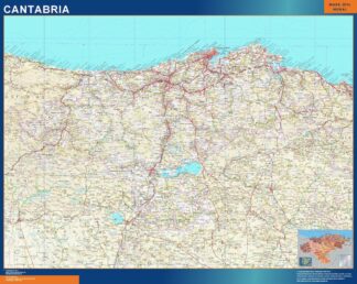 Mapa de Cantabria