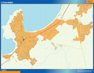 Mapa de Coquimbo en Chile