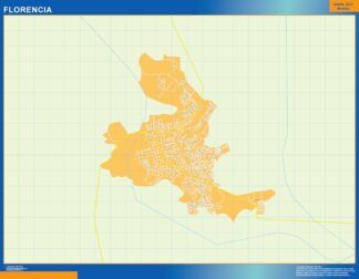 Mapa de Florencia en Colombia