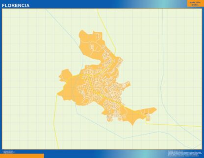 Mapa de Florencia en Colombia