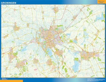 Mapa de Groningen