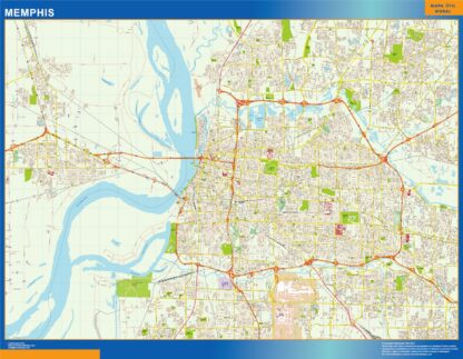 Mapa de Memphis