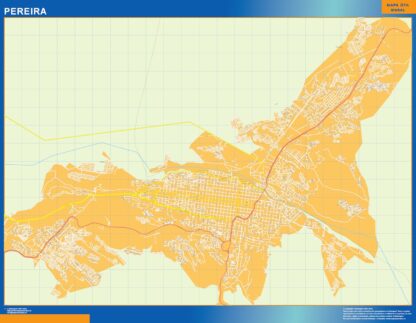 Mapa de Pereira en Colombia