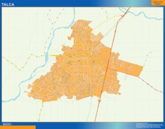 Mapa de Talca en Chile