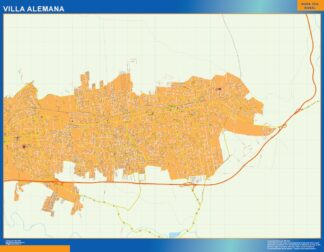 Mapa de Villa Alemana en Chile