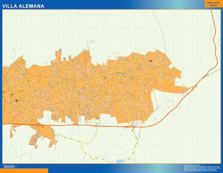 Mapa de Villa Alemana en Chile